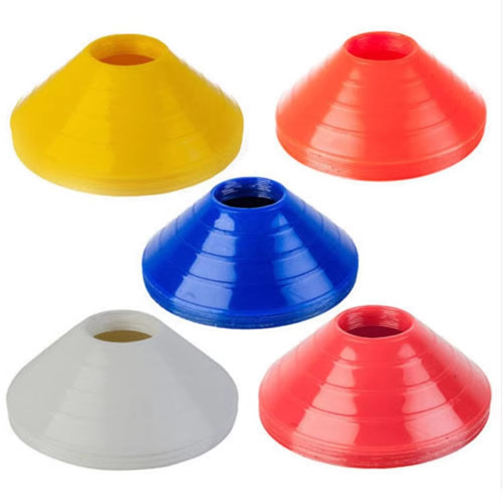 10Pcs Soccer Disc Cone Set Football Training Sports Saucer Cones Marker Discs Soccer Entertainment Sports Accessories